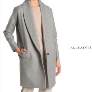 NEW! All Saints Klein Cocoon Coat